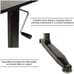 Adjustable Standing Desk, Height Converter Desk Computer Workstation