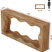 63 Inches Farmhouse Console Table with Storage
