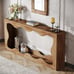 63 Inches Farmhouse Console Table with Storage