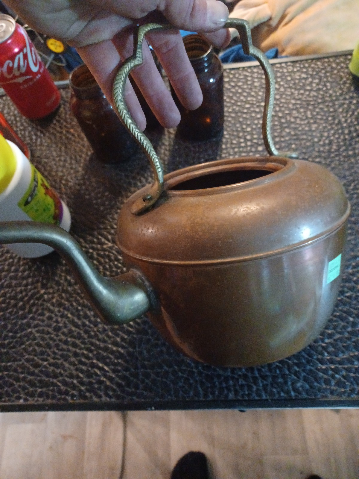 1800s copper pot