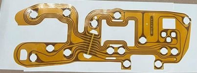 Squarebody instrument cluster printed circuit board (warning indicator)