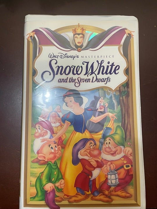 Snow White and the Seven Dwarfs VHS Clamshell