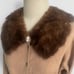 Genuine 1950s Mink / Beaver? Fur Neck Collar Vintage Coat Accessory
