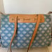 Vintage Light Blue Dooney & Bourke Shoulder Handbag