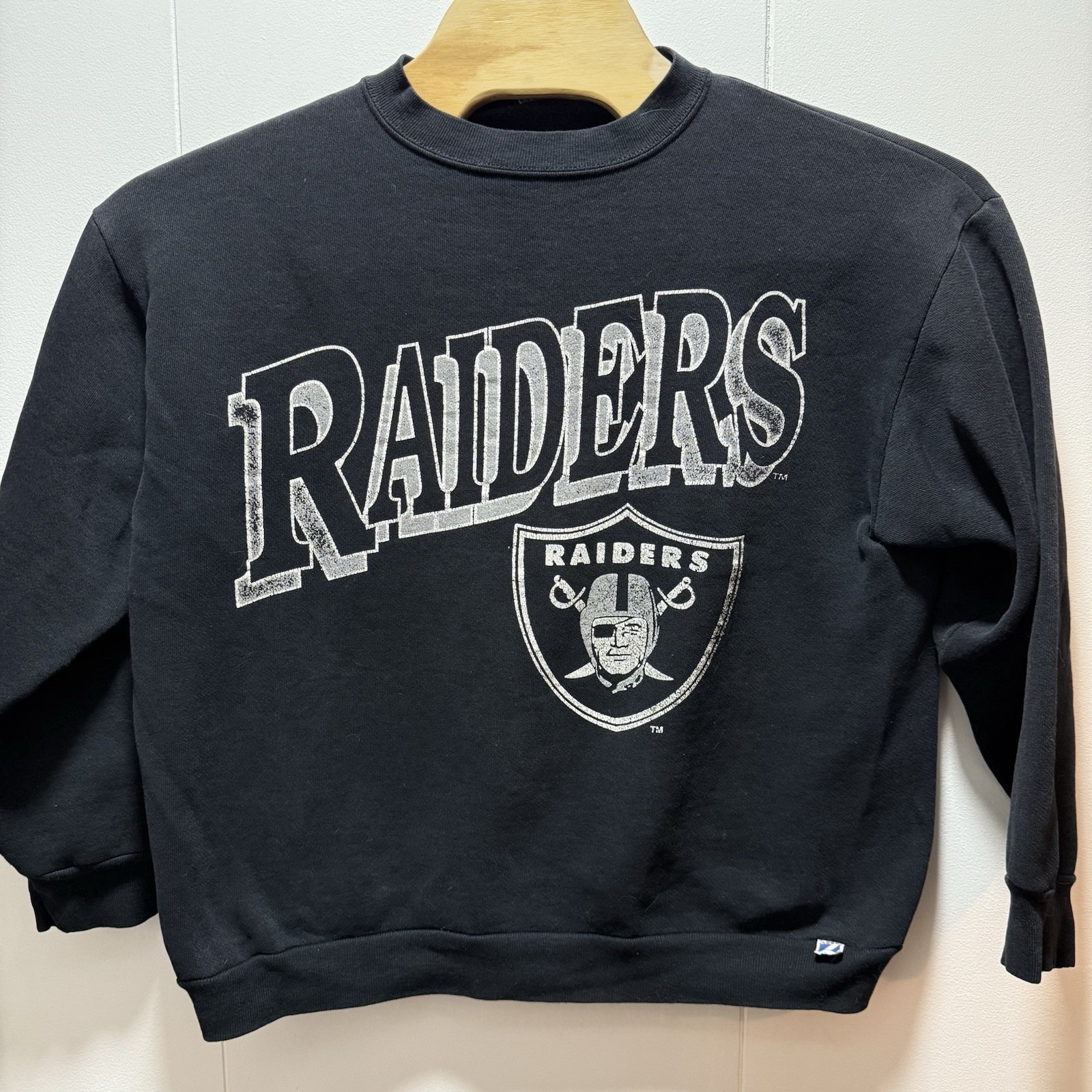 Vintage 90's Los Angeles RAIDERS Crewneck Sweatshirt LOGO 7 Men's Size Large