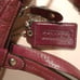 COACH PLUM LEATHER SATCHEL SHOULDER BAG