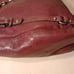 COACH PLUM LEATHER SATCHEL SHOULDER BAG