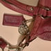 COACH PLUM LEATHER SATCHEL SHOULDER BAG