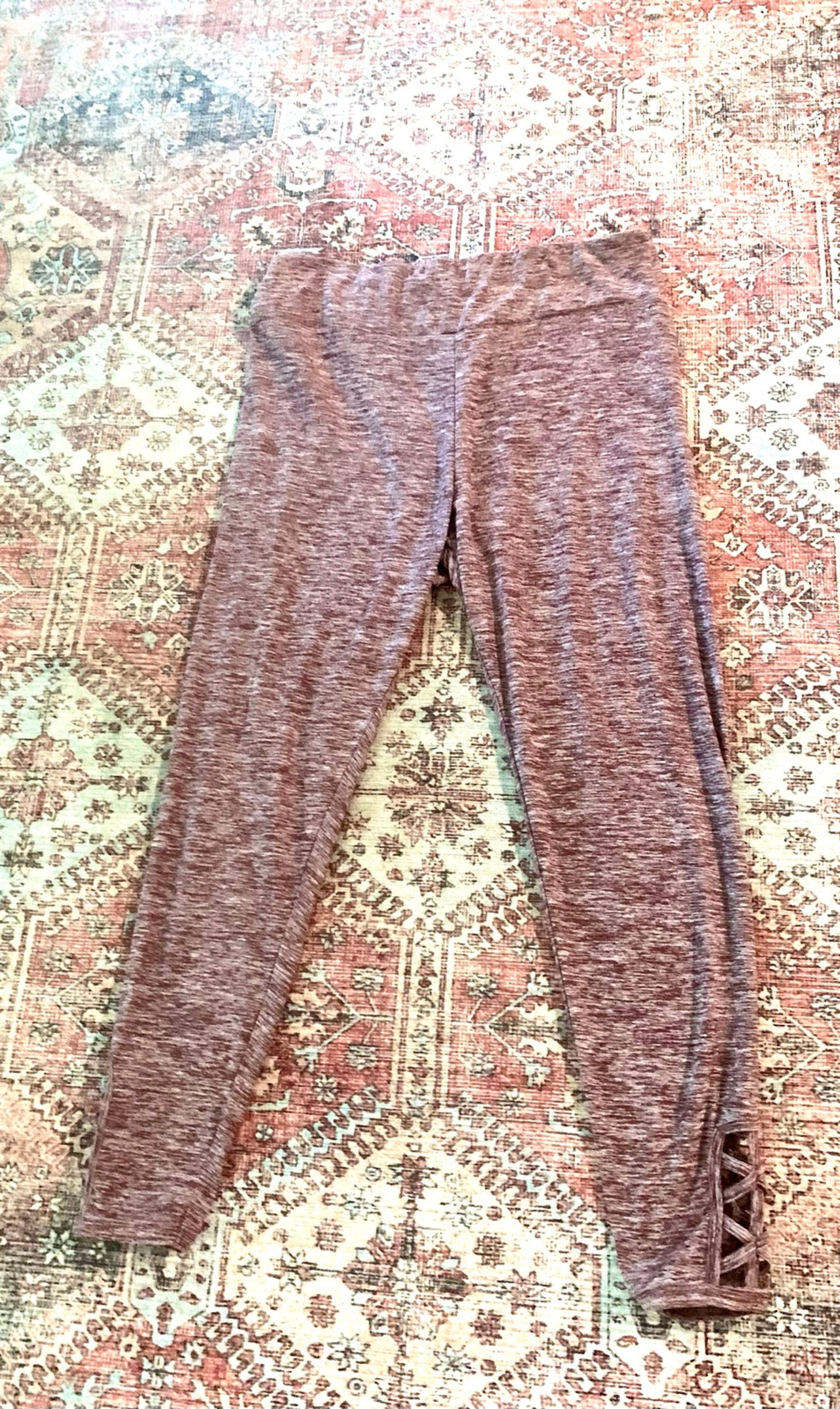 No Boundaries Womens Purple Leggings, Size 2XL (19)