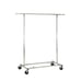 Portable Steel Folding Expandable Rolling Clothes Rack -b1f5