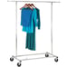 Portable Steel Folding Expandable Rolling Clothes Rack -b1f5
