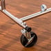 Portable Steel Folding Expandable Rolling Clothes Rack -b1f5