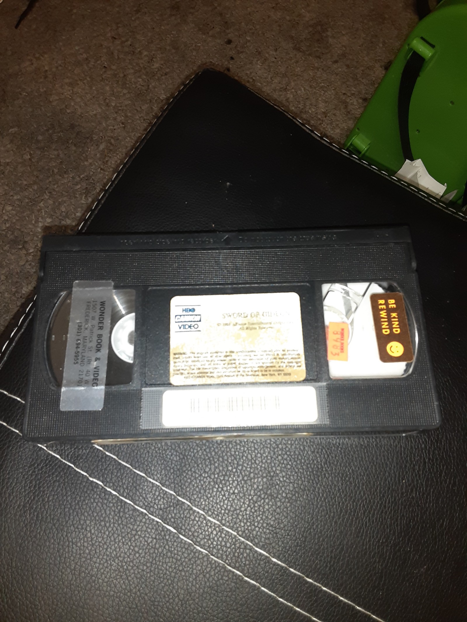 1986 HBO SWORD OF GIDEON VHS TAPE NRMINT CONDITION