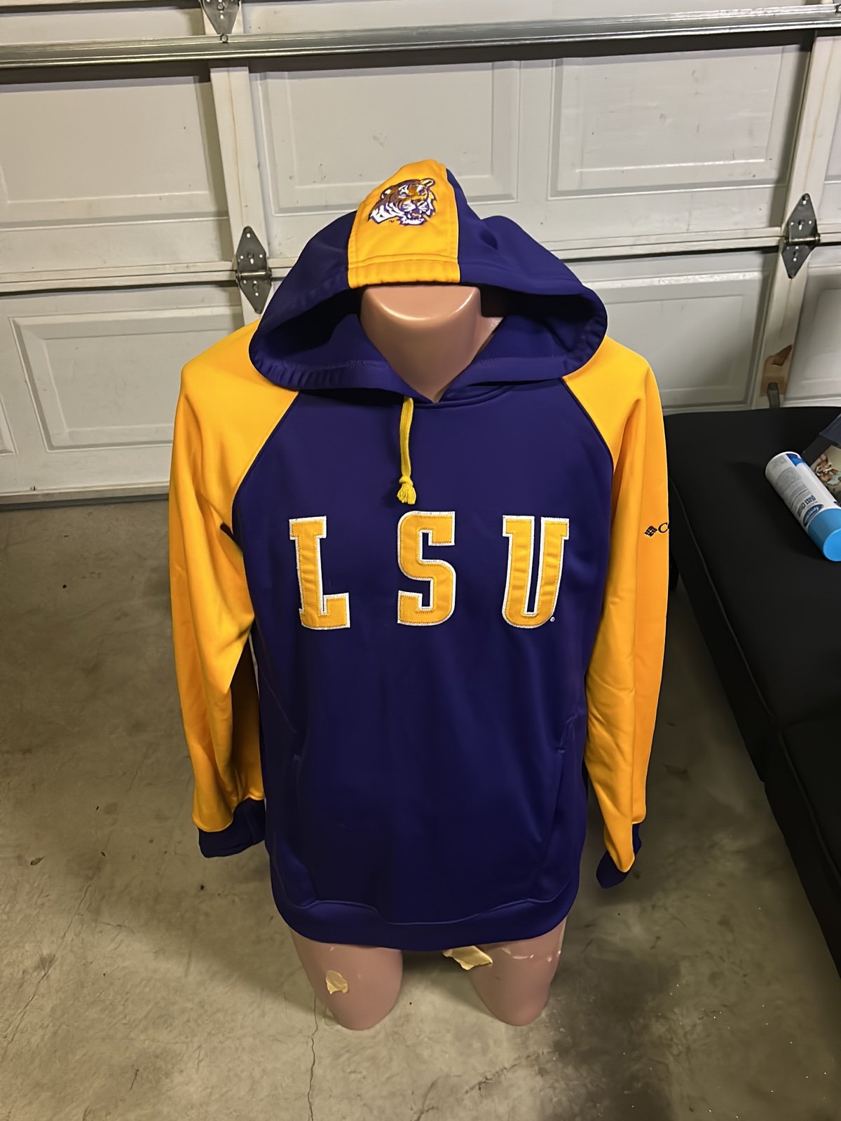 LSU Tigers Columbia Hoodie Sweater Louisiana State University