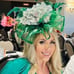 KY Derby Blowing Money Fast Hat Fascinator Hundos, Feathers & Crystals