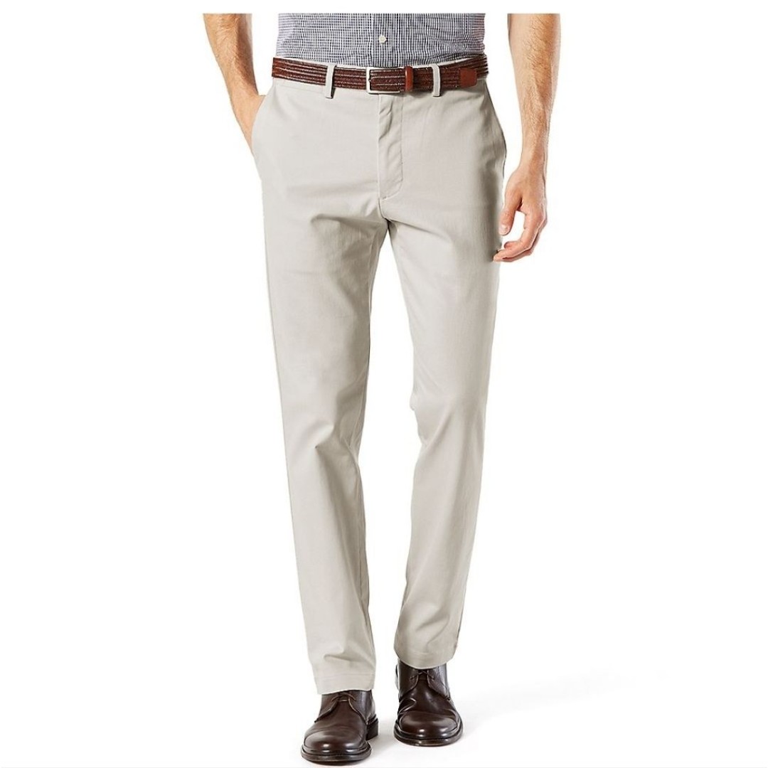 Men's Dockers Signature Khaki Lux Slim-Fit Stretch Pants Size 29 x 32