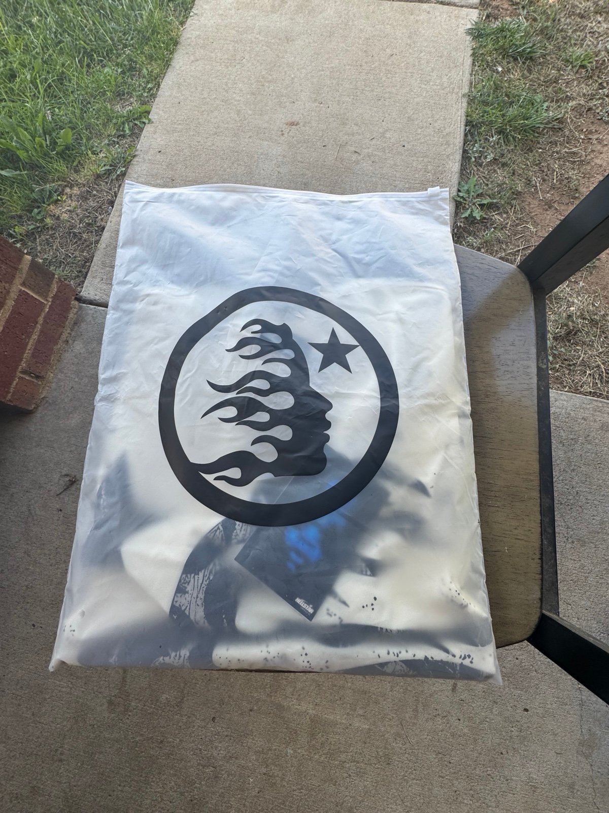 White and beige HellStar shirt