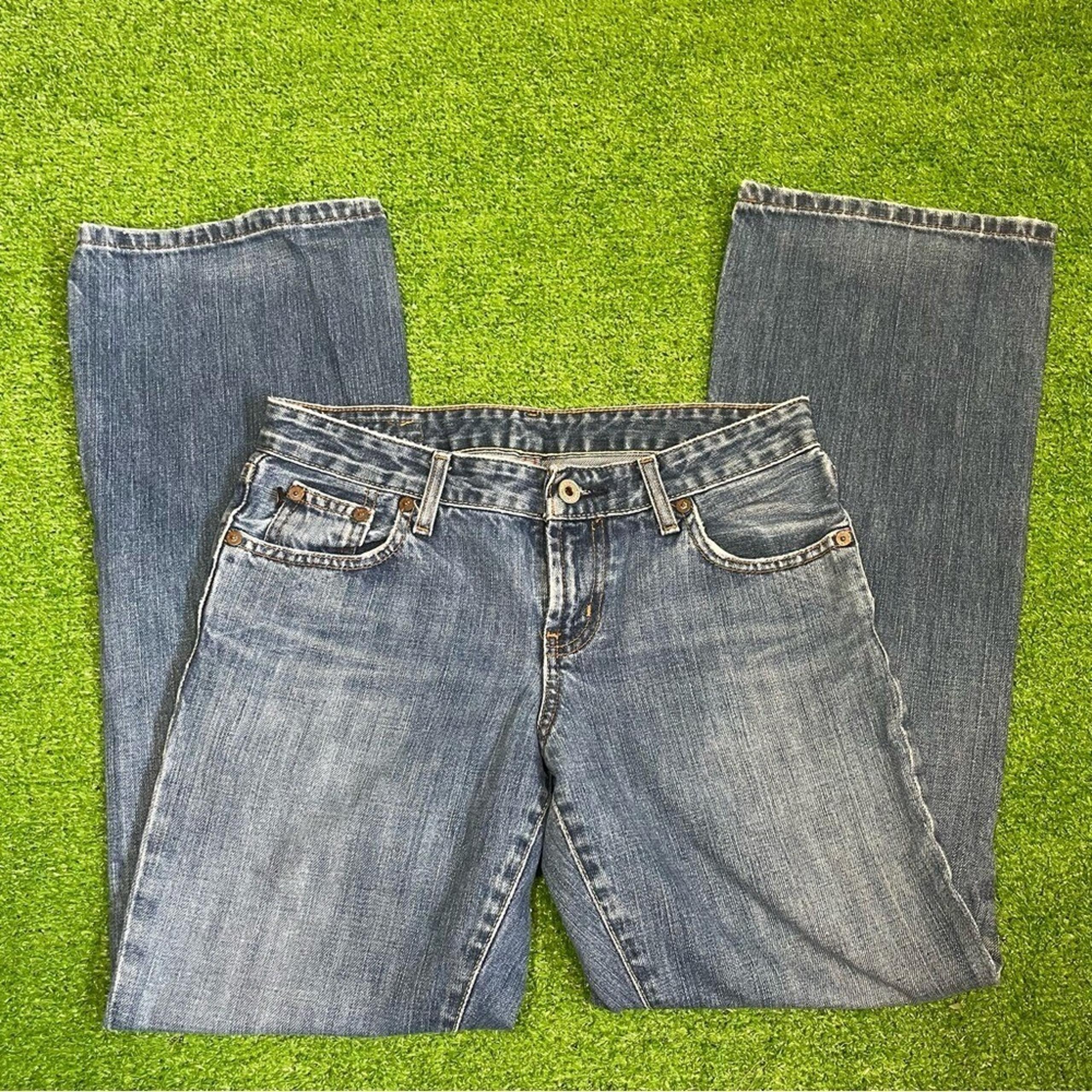 Vintage Y2K Polo Ralph Lauren Women's 4/30 Boot Cut Kelly Jean Low Rise Denim