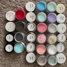 Kimberz Kreations and Pampered Pretties Dip Powder Lot of 16 Dip Powders