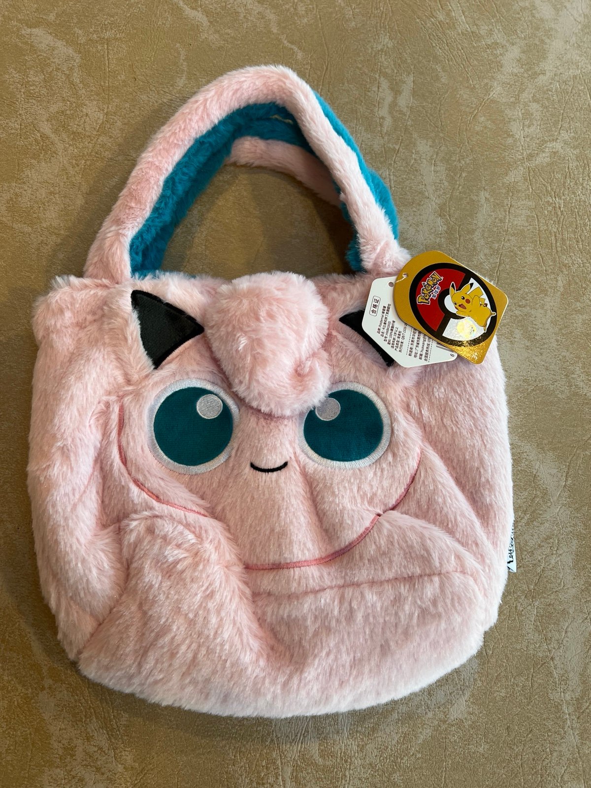 Pokémon Cartoon Reversible Handbag Jigglypuff Snorlax Kawaii Anime Figure