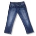 Miss me embellished cross pocket cropped jeans denim capris size 26 jp5424p