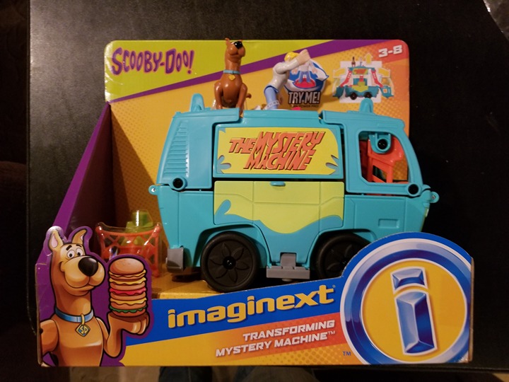 Fisher Price Imaginext Scooby Doo Van Transforming Mystery Machine New
