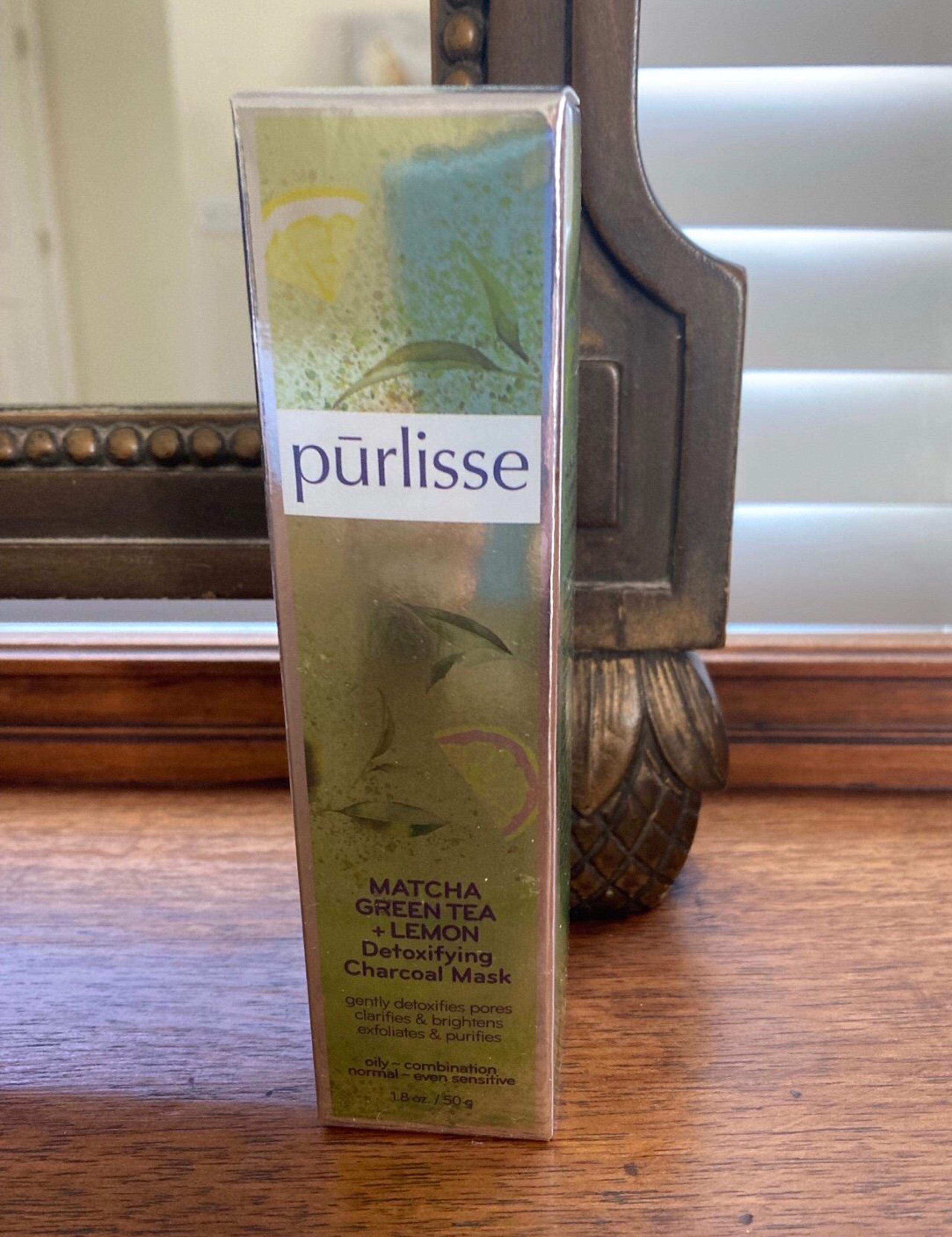 Purlisse Matcha Green Tea + Lemon Detoxifying Charcoal mask