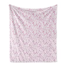 Beauty Accessories Pattern Ambesonne Feminine Soft Flannel Fleece Throw Blanket