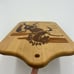Handcrafted Wood Cutting Board with Horse Art Design Inlay 11 wide x 18 long