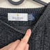 gray vintage 90s chunky knit sweater