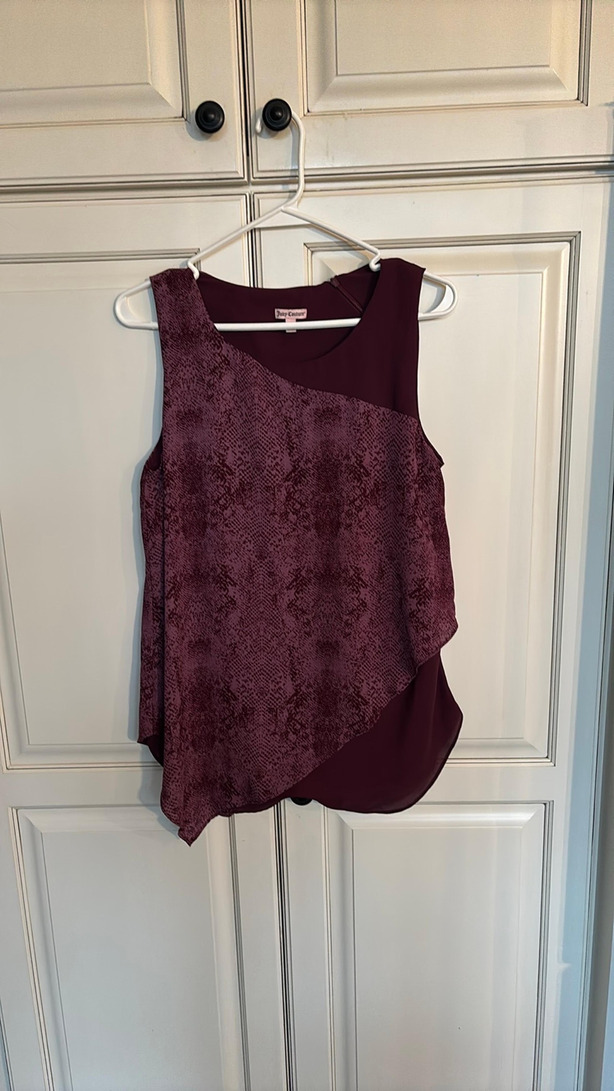 Juicy couture snakeskin print sleeveless top