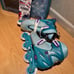Crazy Skates Teal Glitter Ice