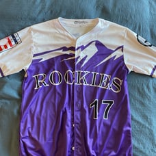 Todd Helton Colorado Rockies Hall of Fame Jersey