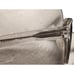 Warby Parker Nash Gradient Smoke Lens Clear Frame Silver Detail Sunglasses