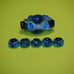 Lampwork Glass Bead Set - Yoni Pool 2004 - by Avalon / Mary J Martin