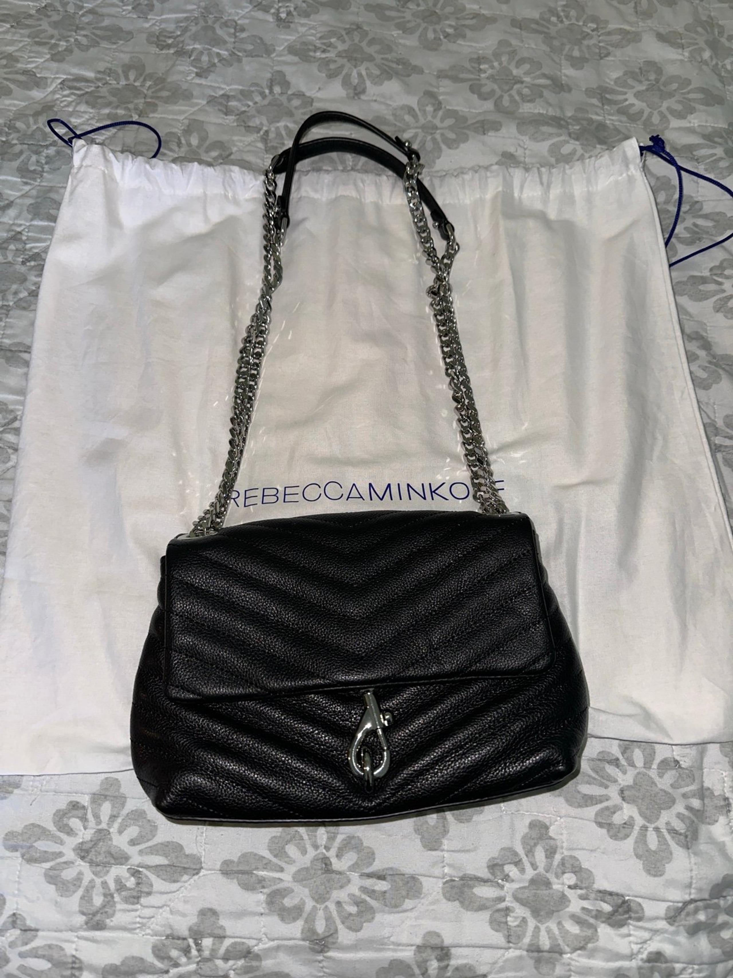 Rebecca MINKOFF silver chain, elegant purse, Crossbody