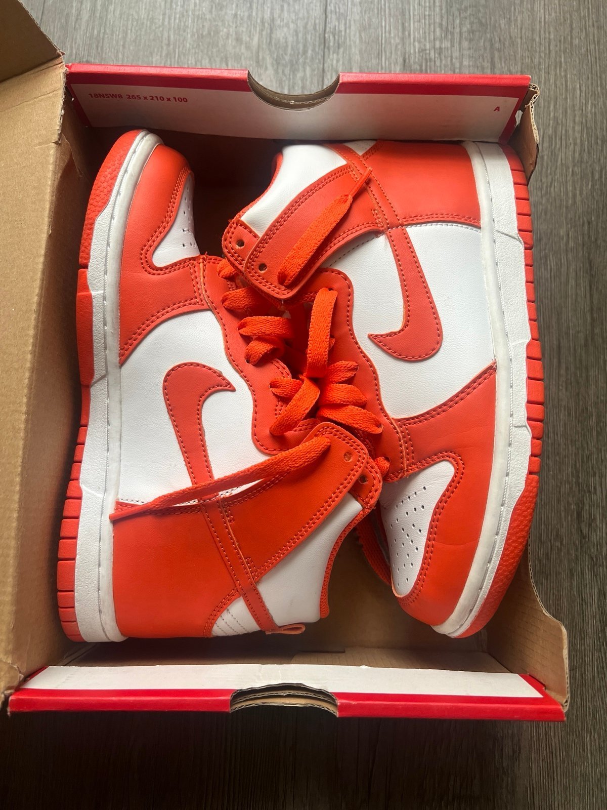 Nike Dunk High Orange Kids
