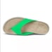 ECCO Corksphere Leather Thong Sandal  Neon Droid Green US size 11