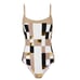 Gregor Pirouzi Checkered One Piece Swimsuit