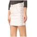 A.L.C. Jean Mini Skirt in Bone Japanese Denim Braised Detail women’s size 6