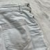 A.L.C. Jean Mini Skirt in Bone Japanese Denim Braised Detail women’s size 6