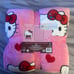 Hello kitty pink valentine’s day blanket
