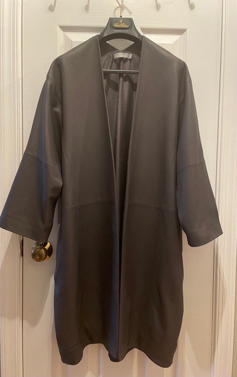 Vince Leather Coat XS