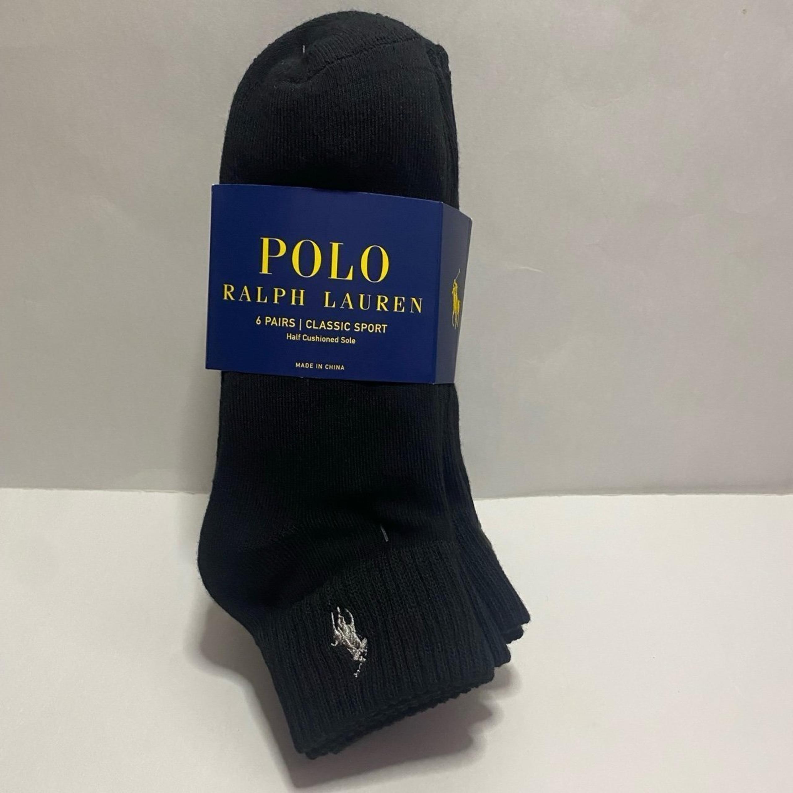 New 6 pairs Polo ralph Lauren quarter socks