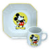 Vintage Mickey Mouse Mug + Dessert Plate Set Walt Disney Productions Japan 7.5