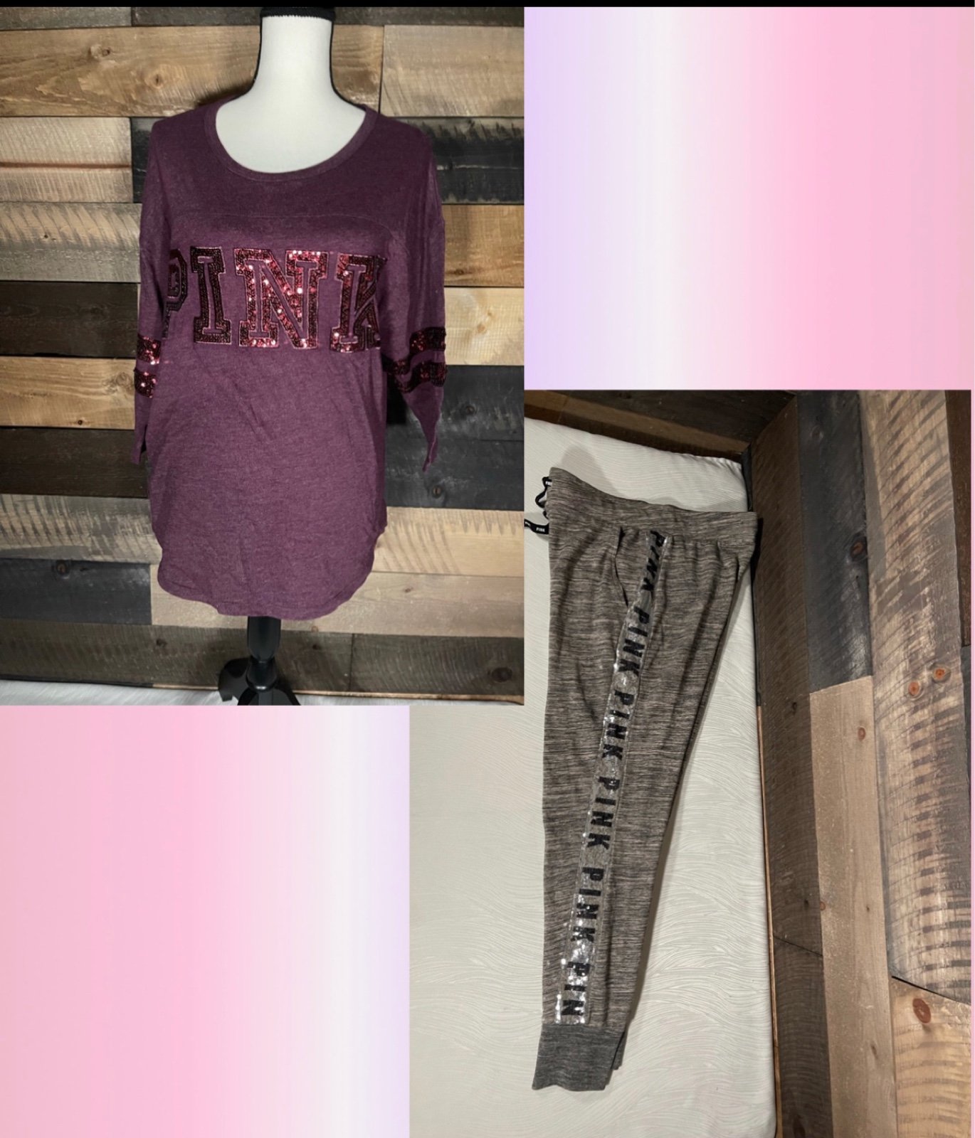 Vs pink bling outfit