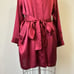 Vintage Y2K VICTORIA'S SECRET Kimono Robe in Burgundy Red