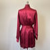 Vintage Y2K VICTORIA'S SECRET Kimono Robe in Burgundy Red
