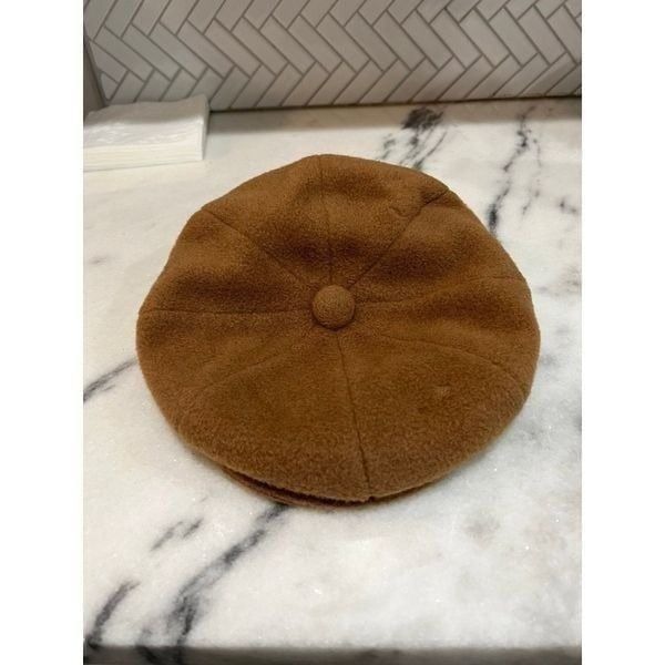 Vintage Seifter Associates Cabbie Hat Newsboy Cap brown Alpaca Wool XL