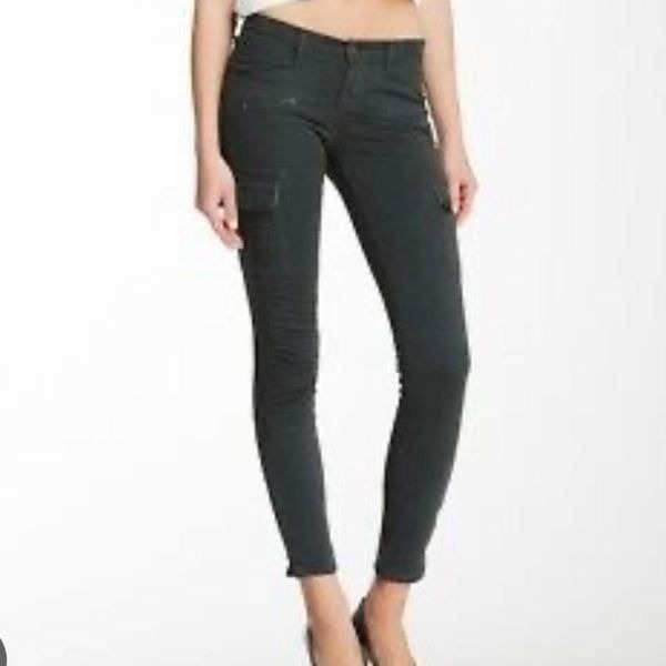Jbrand Grayson mid rise cargo skinny pant 27